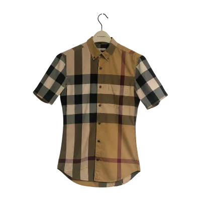 Burberry Brit Classic Check Cotton Short Sleeve Shirt