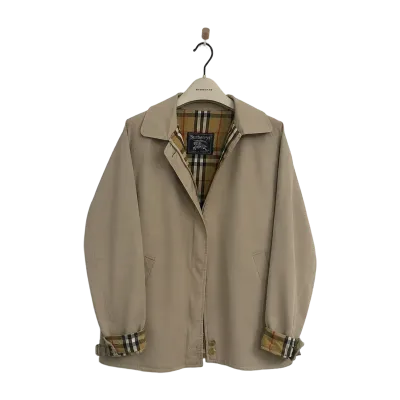 Burberry Harrington Style Cotton Blend Jacket — thumbnail 1