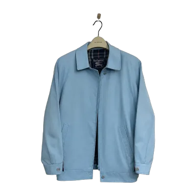 Burberry Vintage Check-Lined Cotton Blend Harrington Jacket — thumbnail 1