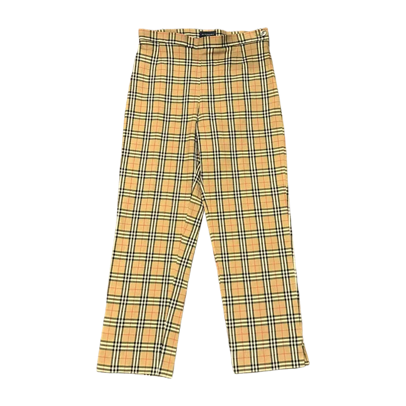 Burberry Golf Nova Check Cotton Blend Cropped Trousers — 1 / 6