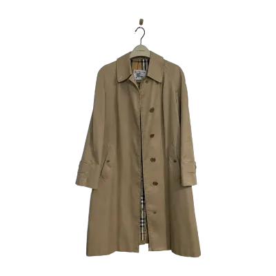 Burberry Single Breasted Cotton Blend Car Coat — thumbnail 1