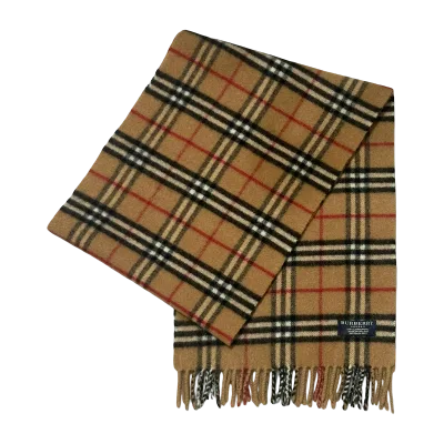 Burberry London Classic Check Lambswool Scarf