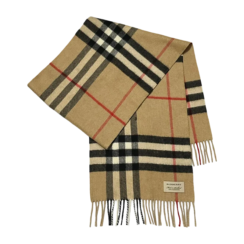 Burberry Classic Check Cashmere Scarf — 1 / 5