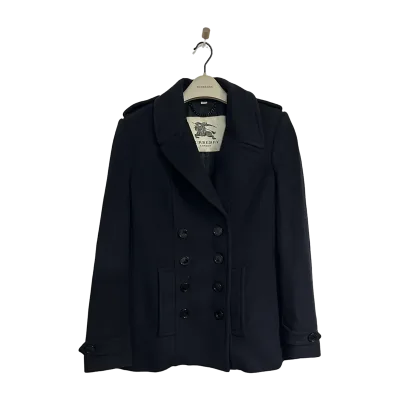 Burberry London Double Breasted Wool Cashmere Peacoat — thumbnail 1