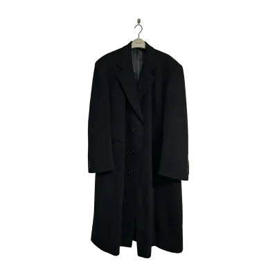 Burberry London Single Breasted Long Wool Cashmere Overcoat