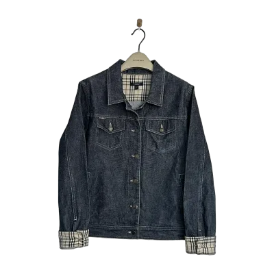 Burberry London Blue Denim Jacket - Check Details