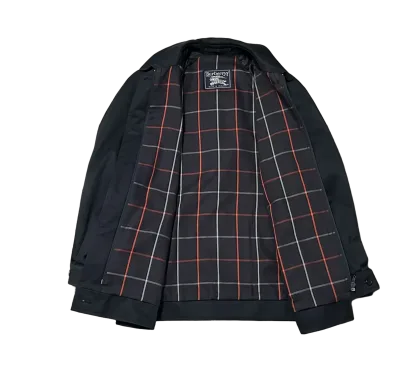 Burberry 深藏青色棉混纺 Harrington 夹克 — 缩略图 2