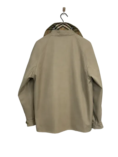 Burberry Vintage Check Lined Cotton Blend Harrington Jacket — thumbnail 3