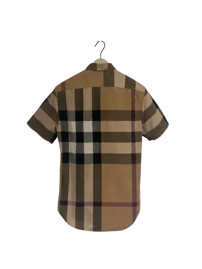 Burberry Brit Classic Check Cotton Short Sleeve Shirt — thumbnail 3