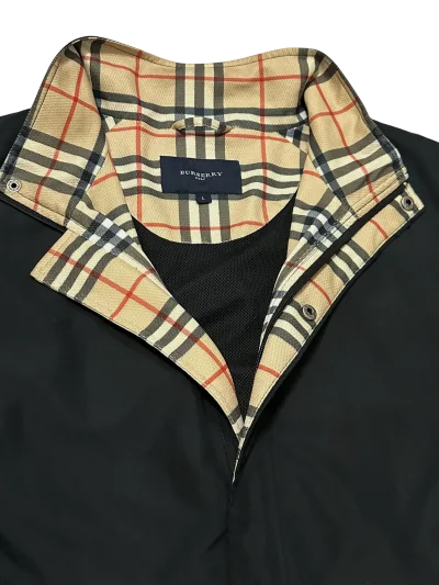 Burberry Golf Black Convertible Sleeve Jacket — thumbnail 4