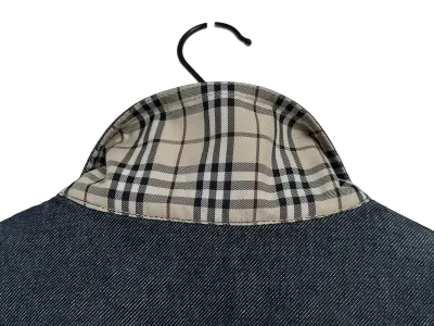 Burberry London Blue Denim Jacket - Check Details — thumbnail 4