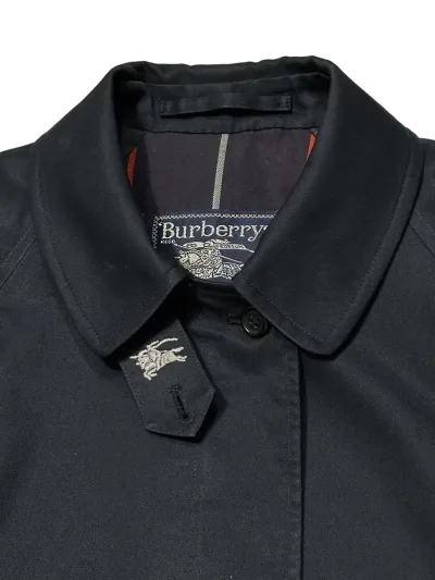 Burberry 深藏青色棉混纺 Harrington 夹克 — 缩略图 3