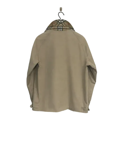 Burberry Harrington Style Cotton Blend Jacket — thumbnail 4