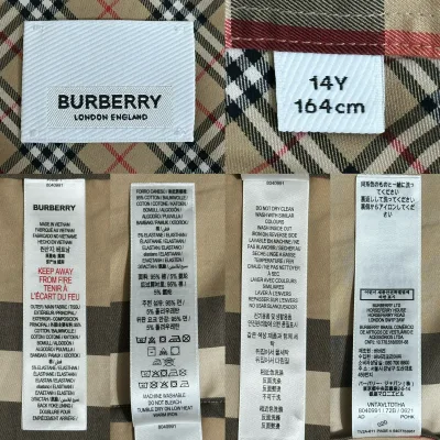 Burberry Classic Check Cotton Blend Short Sleeve Shirt — thumbnail 4