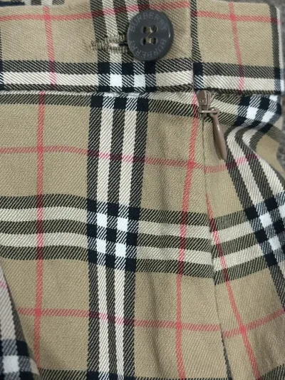 Burberry Golf Nova Check Cotton Blend Cropped Trousers — thumbnail 4