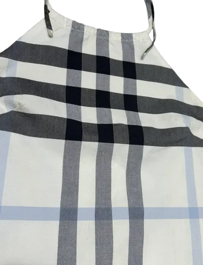 Burberry London Oversized Check Cotton Halterneck Dress — thumbnail 4