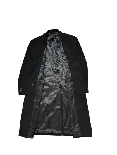 Burberry London Single Breasted Long Wool Cashmere Overcoat — thumbnail 5
