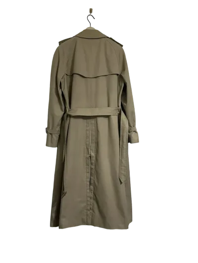 Burberry Classic Double Breasted Long Cotton Blend Trench Coat — thumbnail 4
