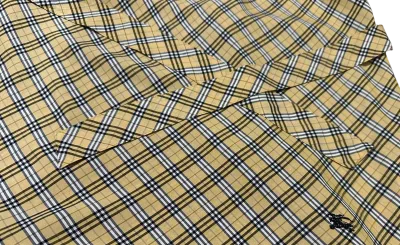 Burberry Blue Label Ruffle Trim Check Rayon Blend Sleeveless Shirt — thumbnail 5