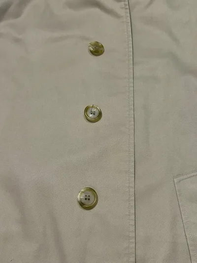Burberry Single Breasted Cotton Blend Car Coat — thumbnail 5