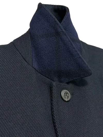 Burberry London Single Breasted Wool Blend Mid-Length Overcoat — thumbnail 6