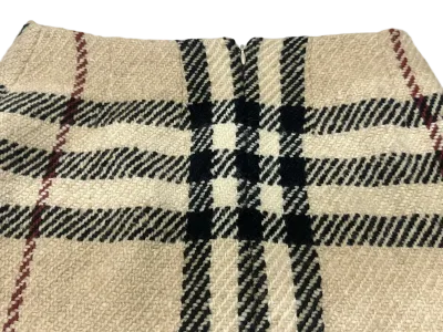 Burberry London Classic Check Wool A-Line Skirt — thumbnail 5