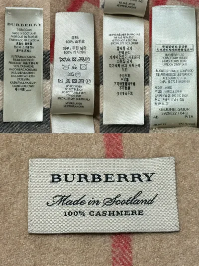 Burberry Classic Check Cashmere Scarf — thumbnail 5