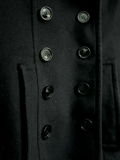 Burberry London Double Breasted Wool Cashmere Peacoat — thumbnail 5
