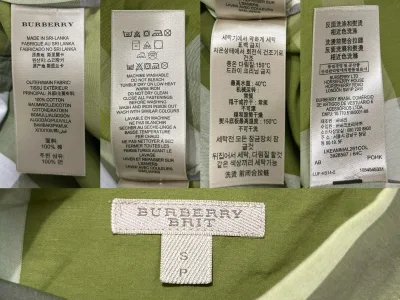 Burberry Brit Green Check Short Sleeve Cotton Shirt — thumbnail 6