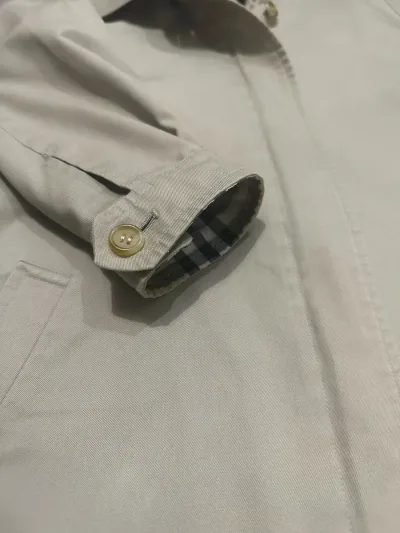 Burberry Harrington Style Cotton Blend Jacket — thumbnail 6