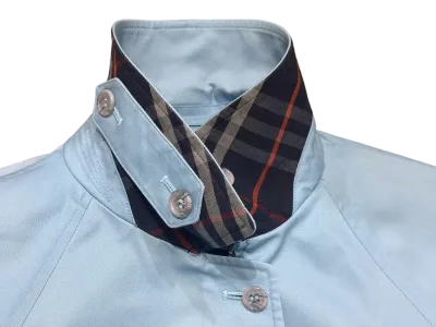 Burberry Vintage Check-Lined Cotton Blend Harrington Jacket — thumbnail 6