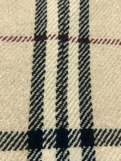 Burberry London Classic Check Wool A-Line Skirt — thumbnail 6