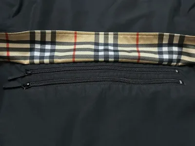 Burberry Golf Black Convertible Sleeve Jacket — thumbnail 7