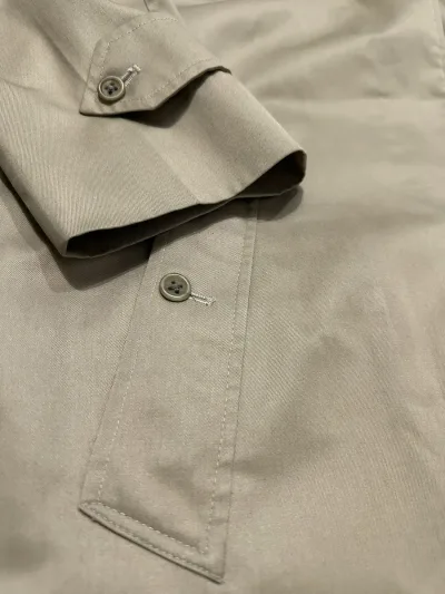 Burberry Single Breasted Cotton Blend Car Coat — thumbnail 7