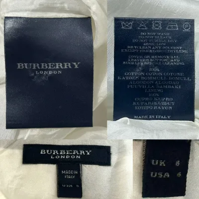 Burberry London Oversized Check Cotton Halterneck Dress — thumbnail 7