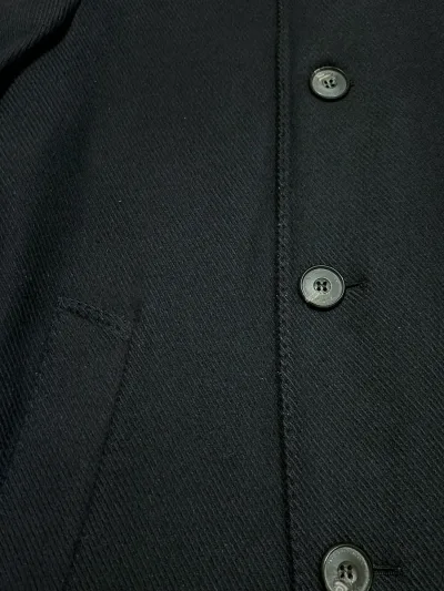 Burberry London Single Breasted Wool Blend Mid-Length Overcoat — thumbnail 8