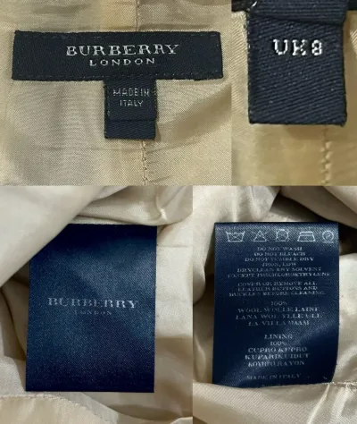 Burberry London Classic Check Wool A-Line Skirt — thumbnail 7