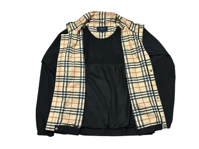 Burberry Golf Black Convertible Sleeve Jacket — thumbnail 8