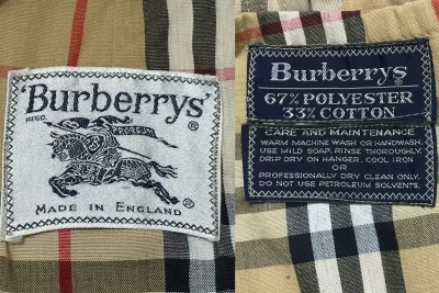 Burberry Single Breasted Cotton Blend Car Coat — thumbnail 8