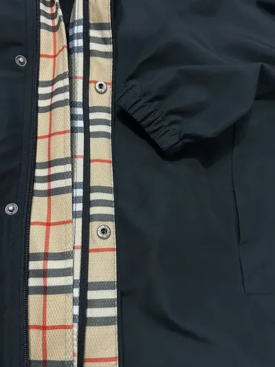 Burberry Golf Black Convertible Sleeve Jacket — thumbnail 9