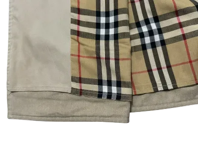 Burberry Classic Double Breasted Long Cotton Blend Trench Coat — thumbnail 8