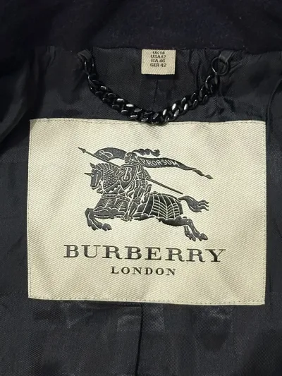 Burberry London Double Breasted Wool Cashmere Peacoat — thumbnail 9