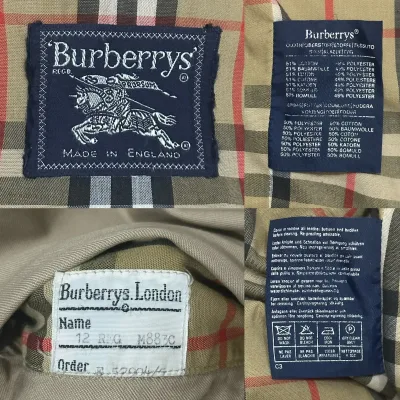 Burberry Harrington Style Cotton Blend Jacket — thumbnail 10