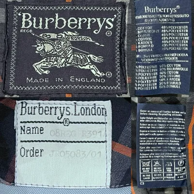 Burberry Vintage Check-Lined Cotton Blend Harrington Jacket — thumbnail 10