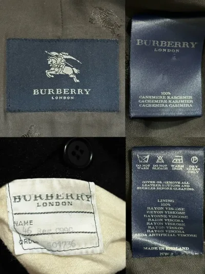 Burberry London Single Breasted Long Cashmere Overcoat — thumbnail 11