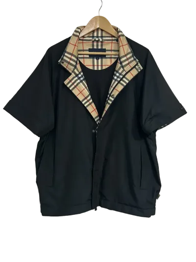 Burberry Golf Black Convertible Sleeve Jacket — thumbnail 15