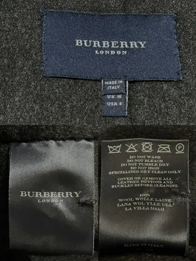 Burberry Double-Breasted Pure Wool Jacket — thumbnail 7