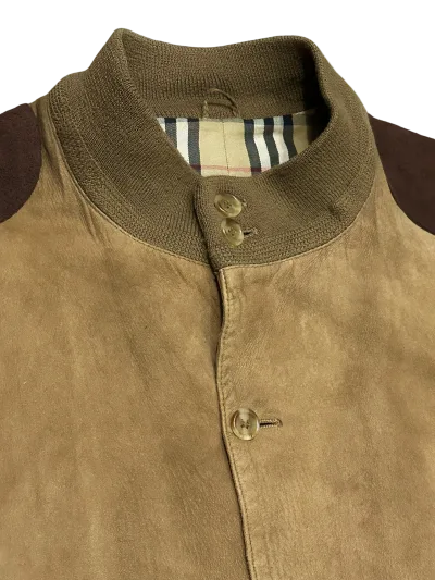 Burberry Vintage Genuine Suede Bomber Jacket — thumbnail 4
