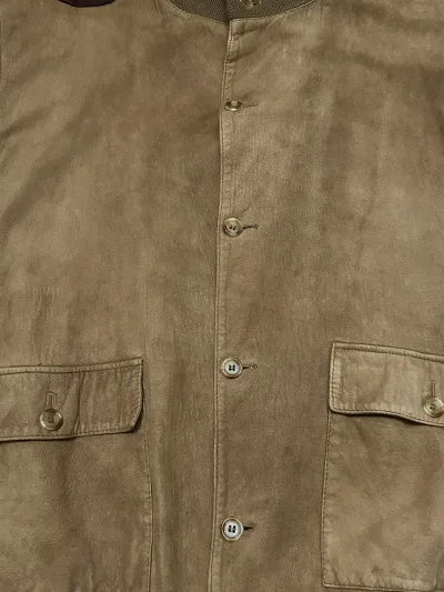 Burberry Vintage Genuine Suede Bomber Jacket — thumbnail 6