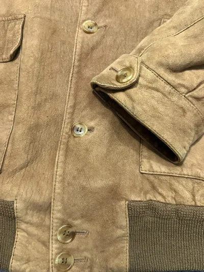 Burberry Vintage Genuine Suede Bomber Jacket — thumbnail 7
